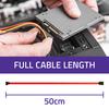 Qoltec Kabel SATA S | R/A | 0.5m