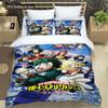 Hd Anime Mein Hero Science Cartoon 3D Printed Bedding Queen Bedding Set Customized King Size Bedding Set Polyester Quilt Cover