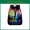 Rainbow Friends Kids School Backpack With Breathable Oxford Fabric For Elementary Students