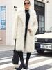 Imitation beach wool suit collar coat plush jacket European and American style imitation fur environmentally friendly fur coat