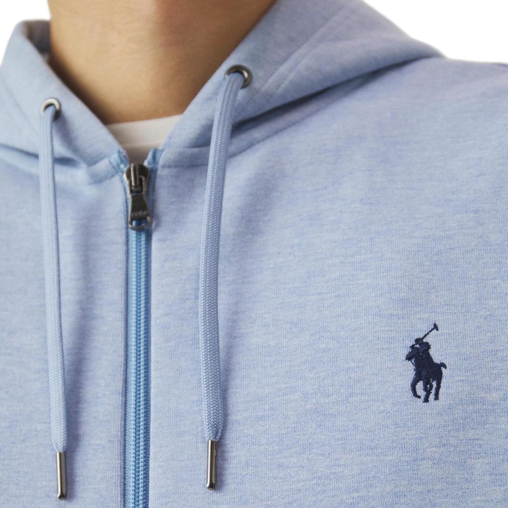 Polo Ralph Lauren Reversible Knit Hoodie With Kangaroo Pocket And Embroidered Logo Cardigan Sweatshirt Men Sweatshirt Blue 710883329-041