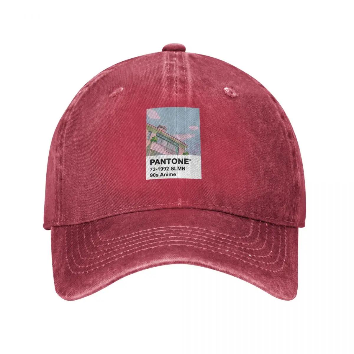 PANTONE s Anime Baseball Cap Unique hats Fashion Beach fishing hat black Unisex Womens