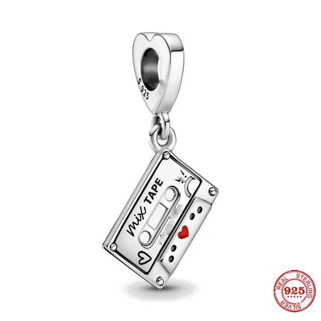 925 Silver Beads Shell Airplane Camera Sail Boat Dangle Beads Fit Fashion 925 Original Charms Bracelets Making Jewelry for Women