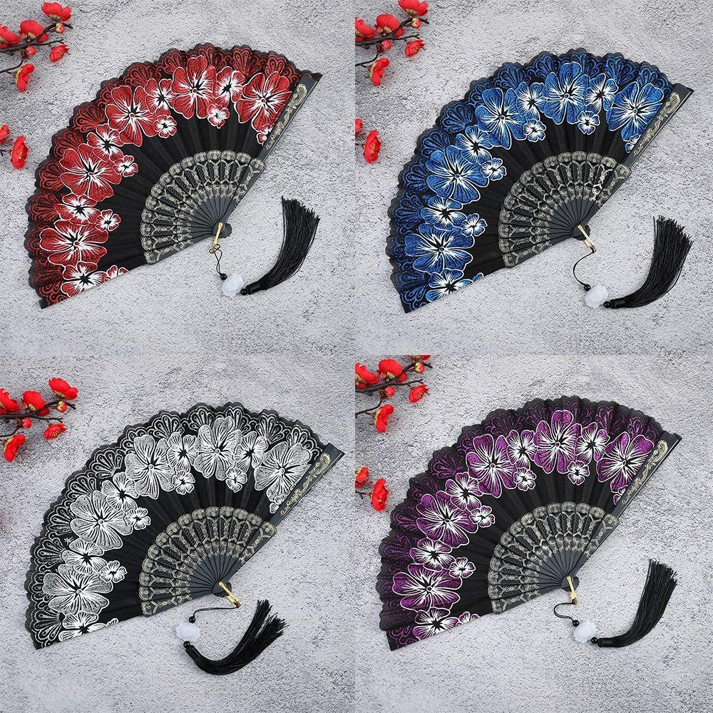 

Реквизит для танцевальных представлений, античный складной веер, китайский стиль, танцевальный веер, подарки, ручной веер