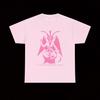 Pink On Pink Baphomet T-Shirt As Wolfs Among Sheep We Have Wandered Graphic Vintage Y2K Goth Emo Punk Metal Alternative Satan Pentagram