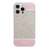 Pink Flower Embroidery Suitable for Apple 16promax Mobile Phone Case 17 Glitter Powder Iphone14 Art 11 Hanging Chain 13