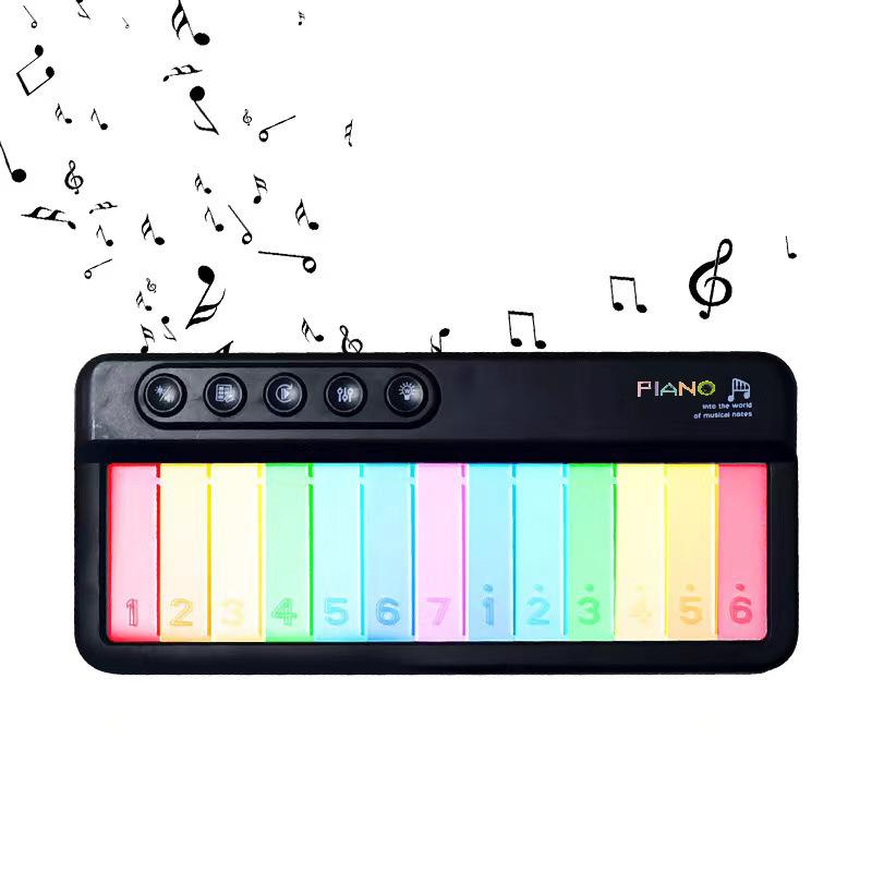 Rainbow Light Touchscreen Music Box: Educational Children s Piano Toy