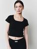 Asula As Basic Square Crop T [Black]