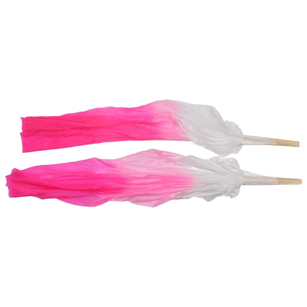 1 Pair Long Dance Fan Soft Beautiful Classical Dancing Fan for Belly Dance Performance Learning
