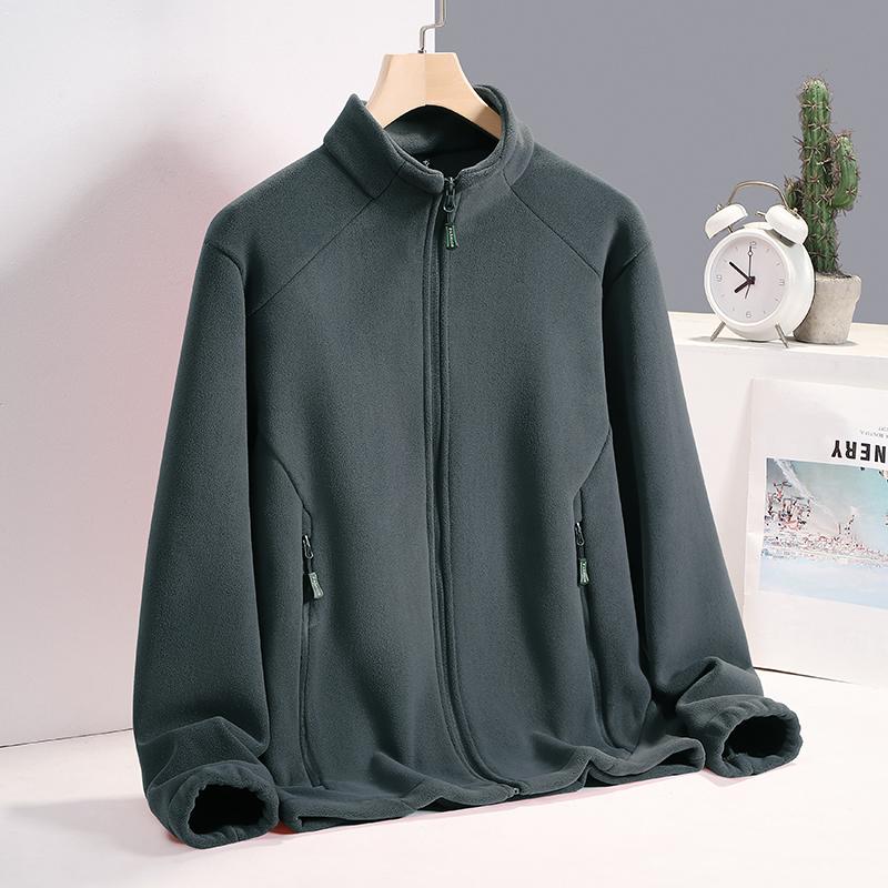 Outdoor Sports Thick Fleece Cardigan Jacket Women's Warm Jacket with Fleece Inner Lining Fleece Jacket