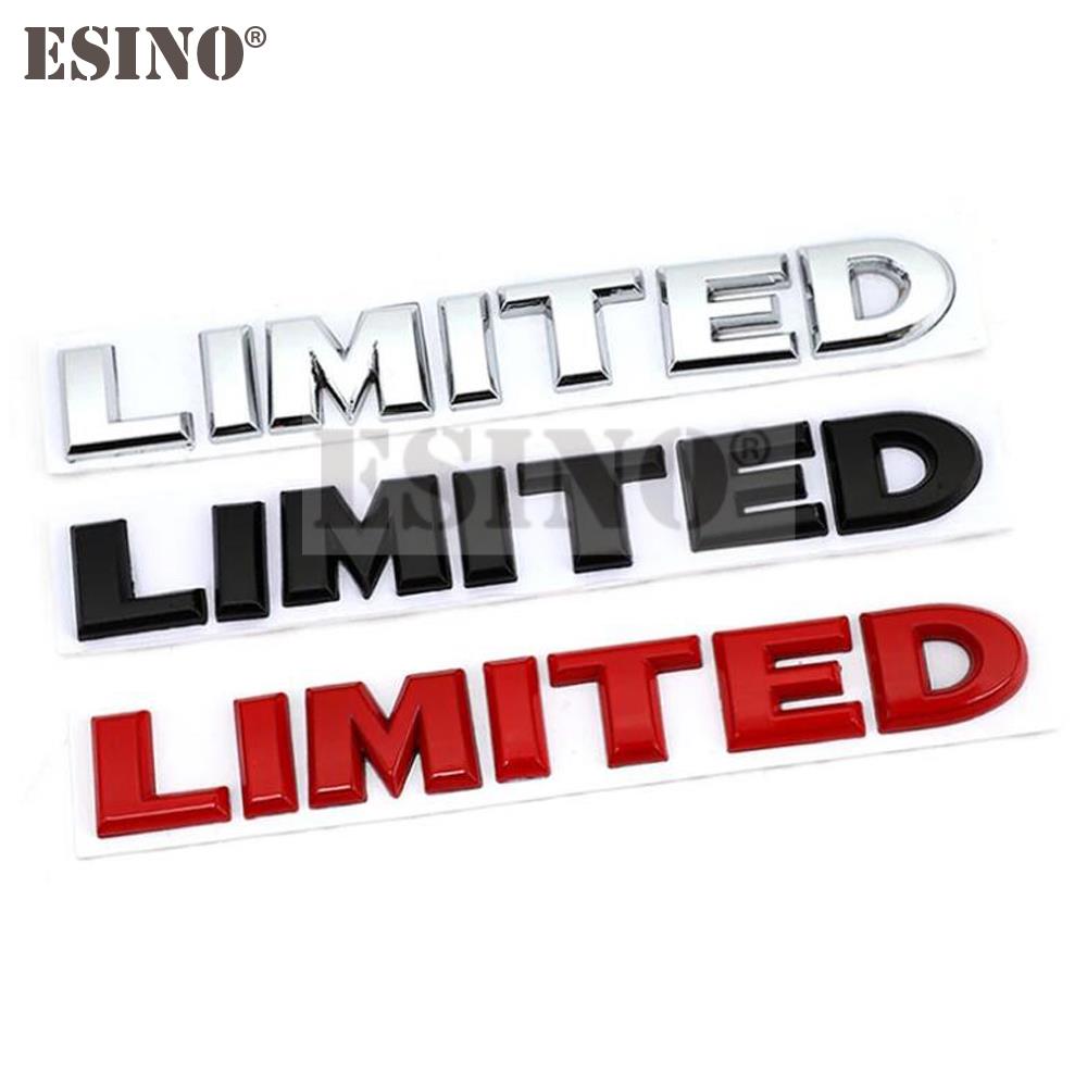 Neues Auto Styling 3D Metall Chrom Zinklegierung Emblem Abzeichen Limitierte Edition Kofferraum Karosserie Aufkleber Decal Kotflügel Emblem Auto Zubehör
