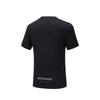 Anta Comfortable Casual Simple Letter Print Quick-Dry Round Neck Short Sleeve T-Shirt Men Tops Basic-Black 152535103-2