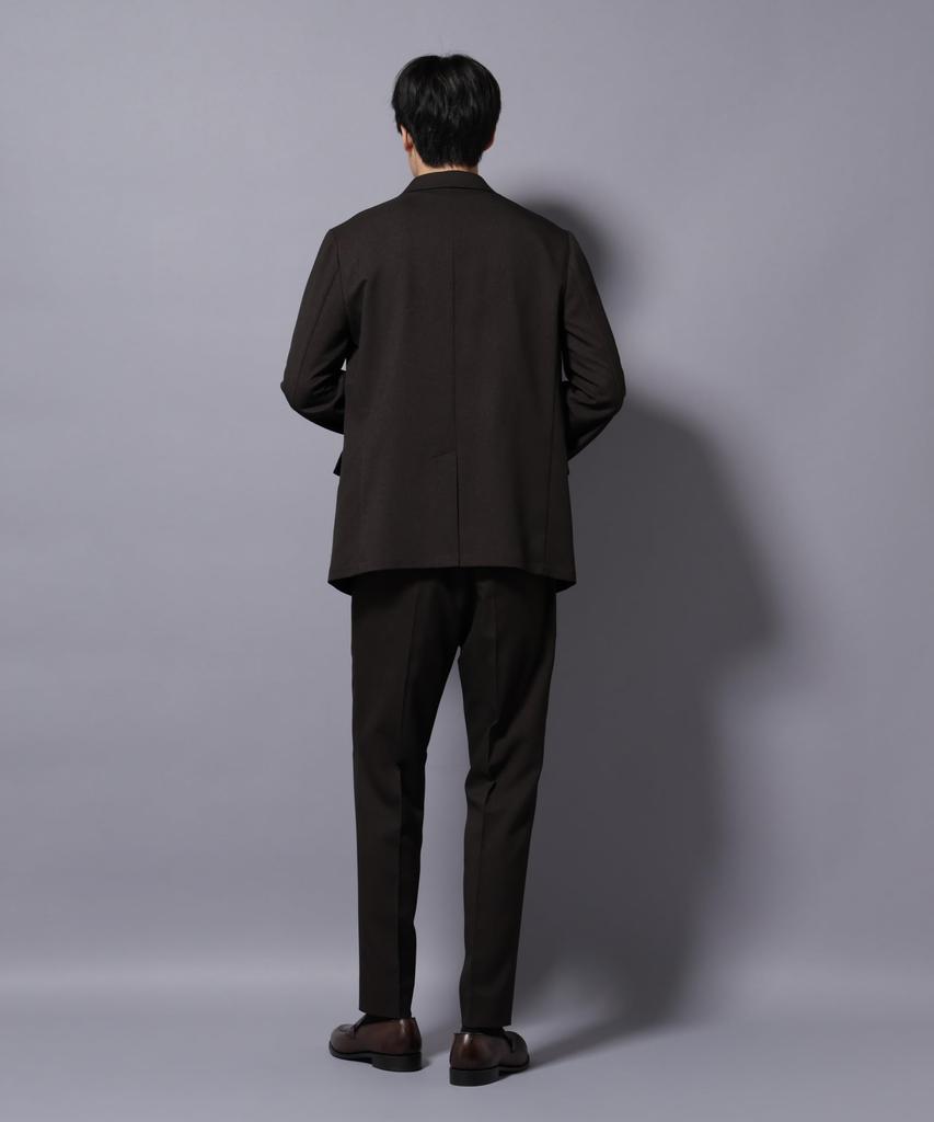 Nano Universe Damerino Sharkskin Size LANATEC® Suit, Wrinkle-Resistant, Shape-Retaining, Men's, L, 052, D. Brown, 668-5218201