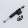 Machined Aluminum Motorcycle Steering Damper with Anodized Finish, Adjustment Knob and Shared Mounting Hardware
