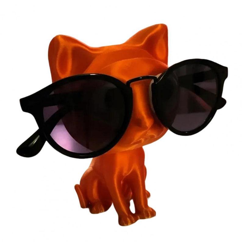 Glasses Support Stand Cat Shaped Holder Stand for Office Desk Eyeglasses Support Organizer Sunglasses Display Stand Home
