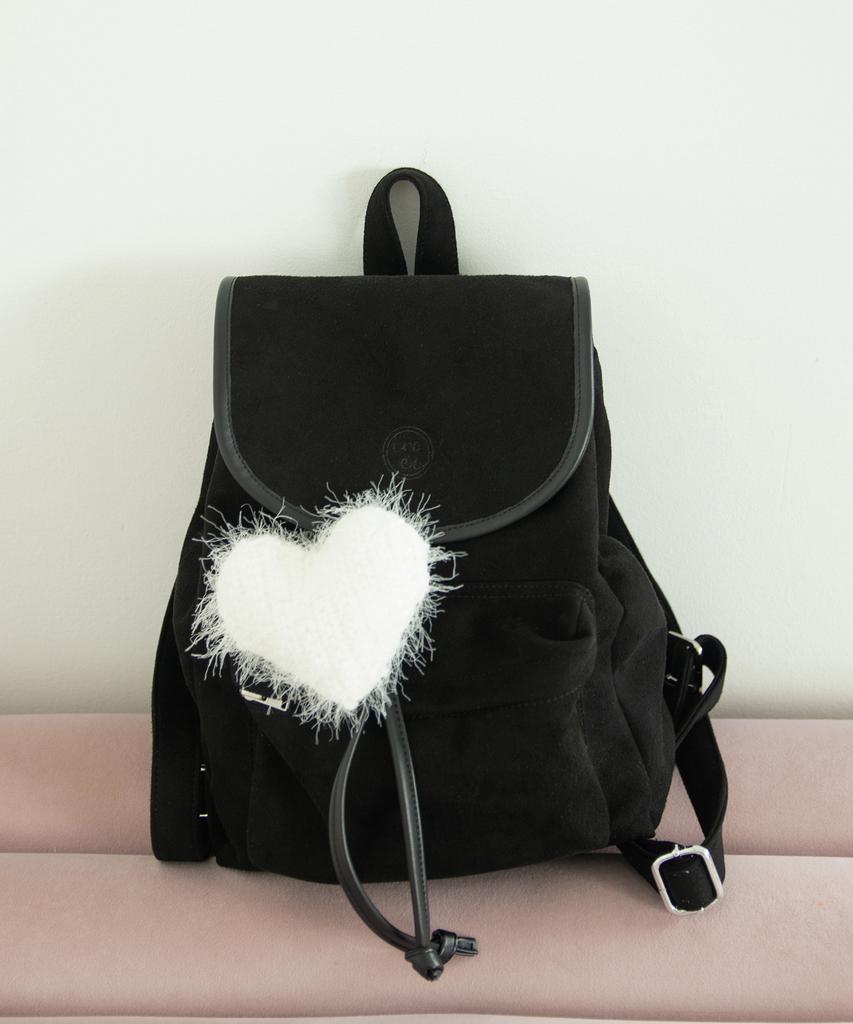 Iroco Suede Backpack _ Black