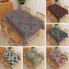 1pc Farmhouse Kitchen Dining Table Decor  Bohemian Patchwork Mandala Tablecloth Waterproof Table Cloth Holiday Party Wedding