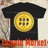 T-shirt con logo Sub Pop Records T-Shirt Divertente Taglia Americana dalla S alla 5XL T-Shirt