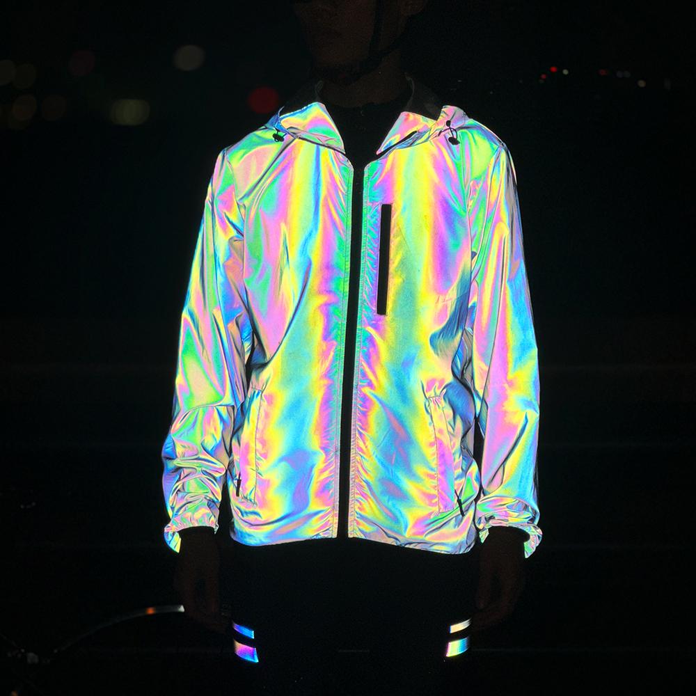WOSAWE Motorcycle Jacket Man Winter Rainbow