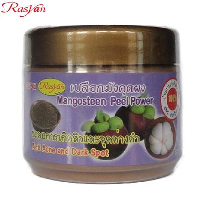 Rasyan Mangosteen Peelingpulver, natürliche Gesichtsmaske gegen Akne und Mitesser, 80 g - Thai