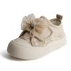 Spring and autumn baby toddler shoes soft sole children's new bow princess shoes 1-6 years old girls board shoes sports