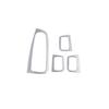 For Mercedes-Benz GLC 2016-19 Silver ABS Window Lock Lift Panel Trim Frame 4PCS