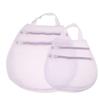 Mesh Laundry Bag Set,Double-Layer Zipper Coarse Mesh Sandwich Bra Bag,Can Hanging Bags Underwear Washing Machines Laundry Bag