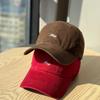 Korean-style small letter embroidered soft-top hat for women2026New baseball cap for men, makes the face look smaller, casual and versatile