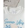 European sizes Girls' Crewneck Sweatshirt Summer Vibes Palm Trees Flowers Sunset, Soft Comfy Sportswear for Teens