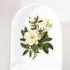 Toilet Lid Decal Self-Adhesive Non-Fading Removable Water-Resistant Plant Flower Theme Toilet Seat Lid Sticker Decor