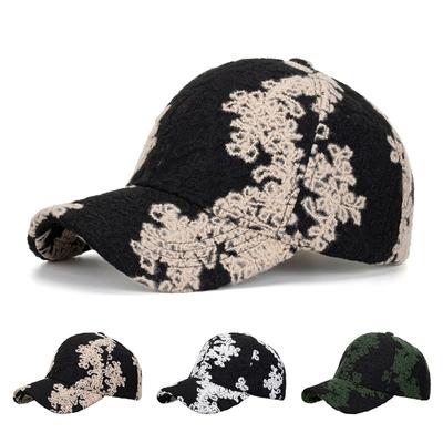 Berretto da baseball con visiera ricamato da donna autunno inverno per uomo cappello da sole coda di cavallo Panama cappelli con visiera cappello di Snapback