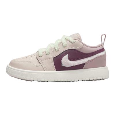 Tênis Infantil Air 1 Low Alt SE PS Swoosh de Pelúcia Rosa Lenda-Castanho Claro Rosa-Oxford FZ3926-200