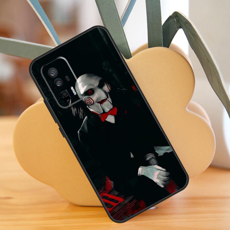 Saw Jigsaw Puppet Case For POCO F6 Pro X6 X5 X3 F3 F5 M6 M5s Xiaomi 13T Pro 11T 12T 12 13 Lite 14 Ultra Cover