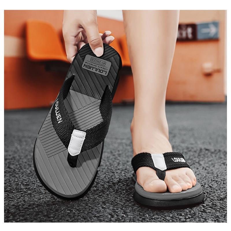 Men's Summer Flip Flops for Outdoor Wear Anti Slip Beach Trend Casual Sandals Slippers