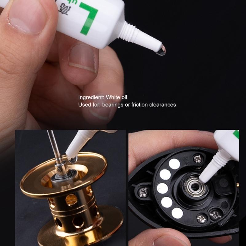 10g Fishing Reel Maintenance Lubricating Oil Wheel Bearing Maintenance Oil Gear Grease Reel Cleaner Butter Grease