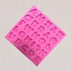 Letter Mold  Button Decoration Mat Cake Mold Bakeware Baking Alphabet Fondant Silicone Mold  Decoration Tools