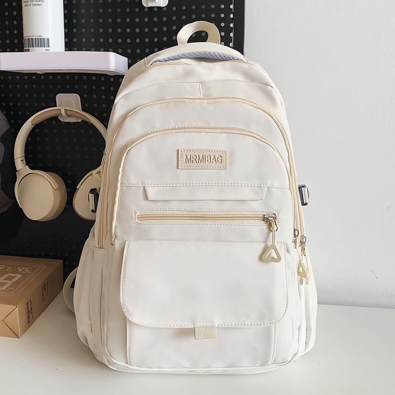 School Bag Elementary School Girl College Student Burgundy Backpack Male Junior High School Student High School Student Backpack