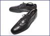 Lloyd CLASSIC Leather Wingtip 27.0 Black Dress Shoes Business(USED)
