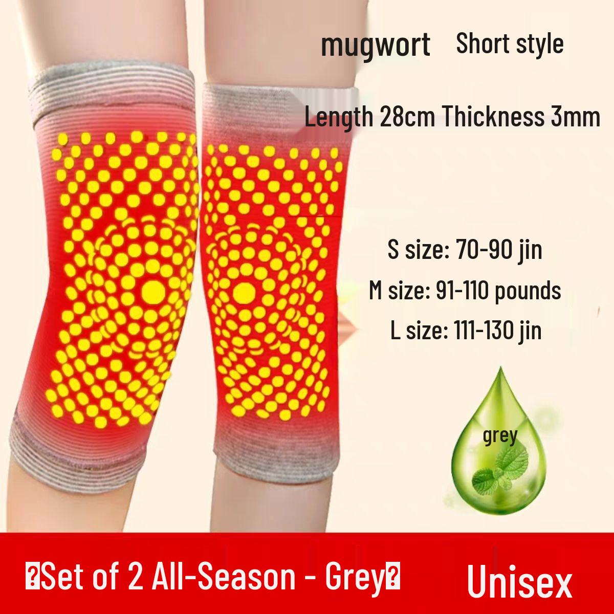 

Полынные самонагревающиеся наколенники для мужчин и женщин - Облегчение боли в суставах и защита от холода Unisex One Size