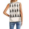 Women's Fashionable Casual Retro Striped Print Tank Top
