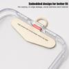 Ultra-thin Sturdy Metal Cellphone Hanging Strap Gasket Replacement Stainless Steel Mobile Phone Lanyard Tether Tabs Patch Clips