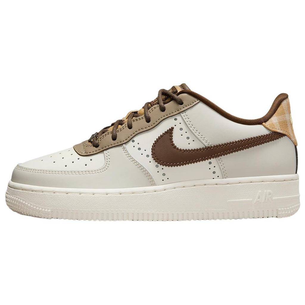 New Nike Air Force 1 Low LV8 Brogue Sail GS FV3702-121