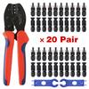 Free Shipping 10/20/50 Pairs Solar Connector 1000V30A Solar Panel Branch  PV  Connectors Connect Tool Crimping Pliers