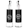 2x Glass Bottle with Dispenser for Olive Oil and Vinegar 300ml