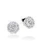 Raindrop Jewelry Invisible Halo Set Stud Earrings