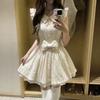 Beautiful Film Small Clothes French Sweet Age Reduction Apricot College Style Travel Doll Collar Dress Female Princess Dress Summer