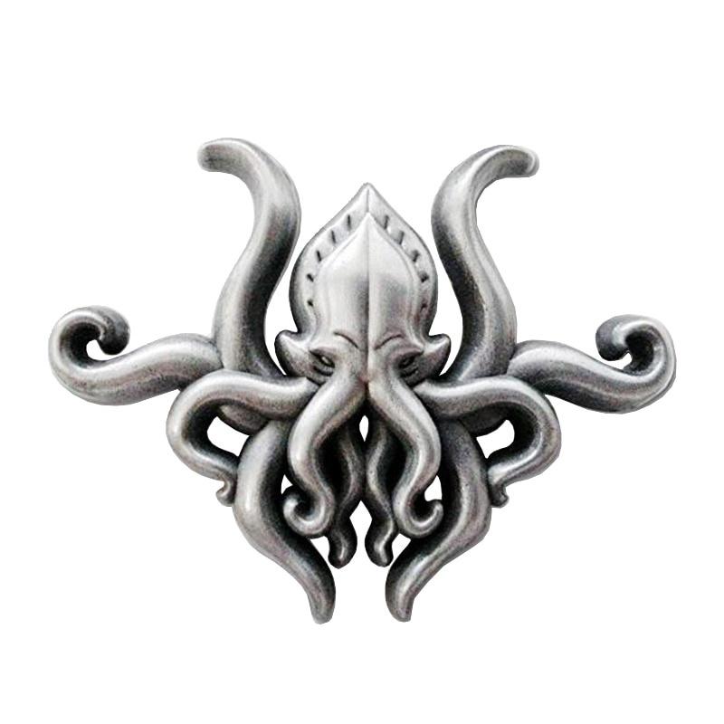 1pz Spilla da bavero Lovecraft Cthulhu Distintivo Personalità Mostro Marino Nordico Polpo Spille