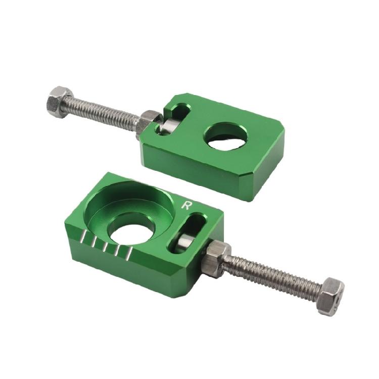 Aluminum Chain Adjuster For Electric Bike Motorcycles Rear Axles Blocks Aluminum Rear Wheel Axles Hub Spacers