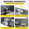 SIHAO Mini Metal Lathe Machine 1100w 220x600mm 38mm Spindle 3Jaw Chuck Blushless Motor