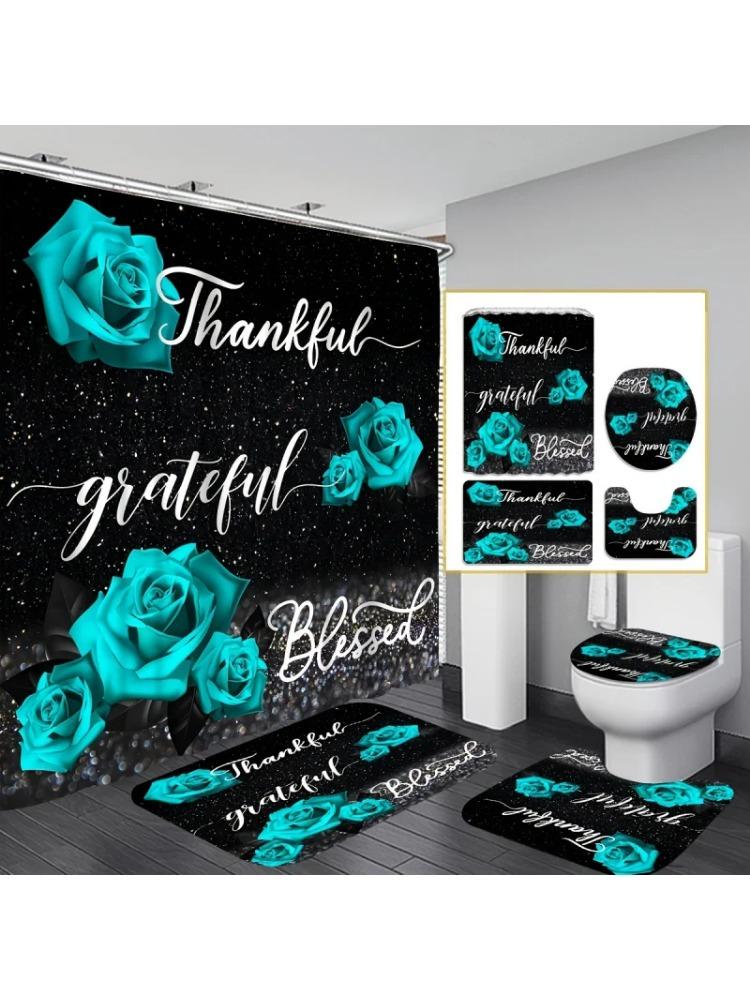 

Festive Halloween Ghosts Bath Set: Includes 70.8X70.8In Shower Curtain, 13.8X35Cm Bath Mat, 17.7X45Cm Toilet Seat Cover, And 12 W60H190(CM)-1 Pcs